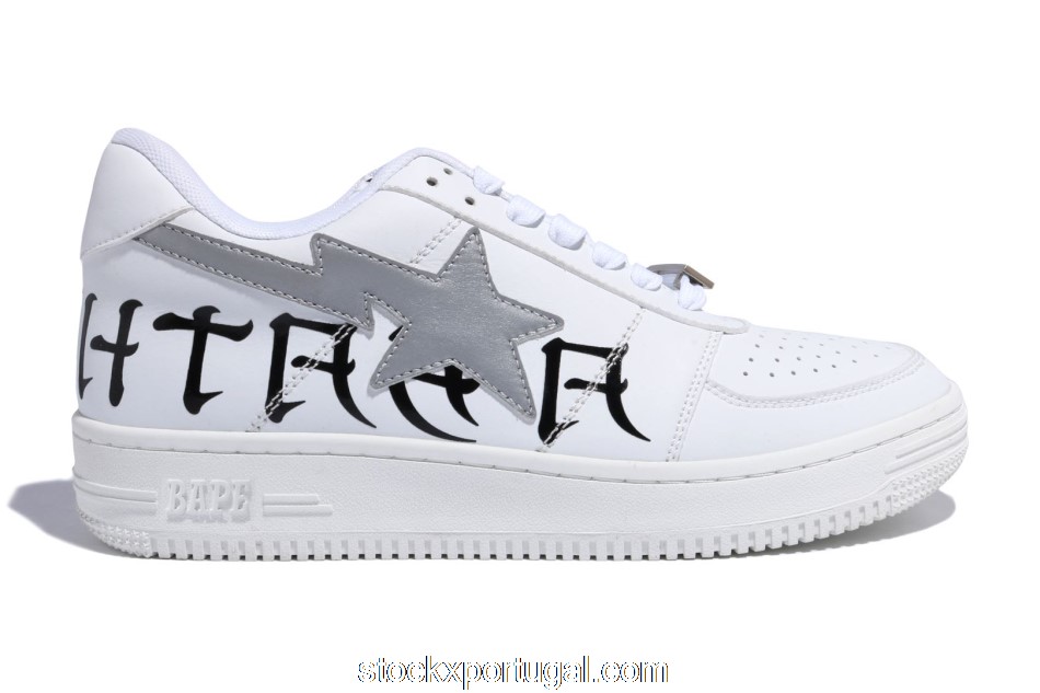 Outlet A Bathing Ape Bape Sta Low White 3M