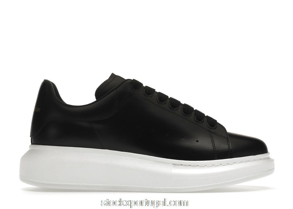 Outlet Alexander McQueen Oversized Black White Sole (W) 553770WHGP01000