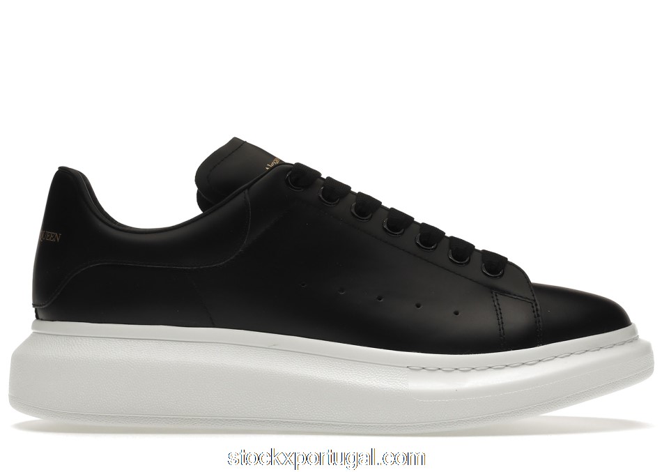 Outlet Alexander McQueen Oversized Black White Sole 553680WHGP51000