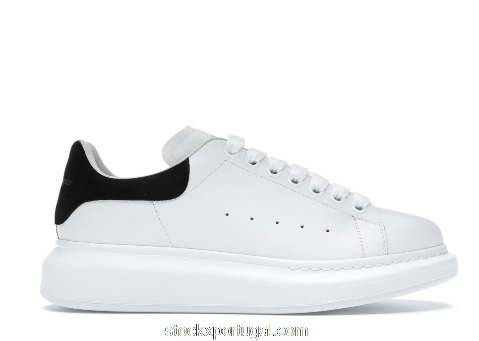 Outlet Alexander McQueen Oversized Ivory Black (W) 553770WHGP79061