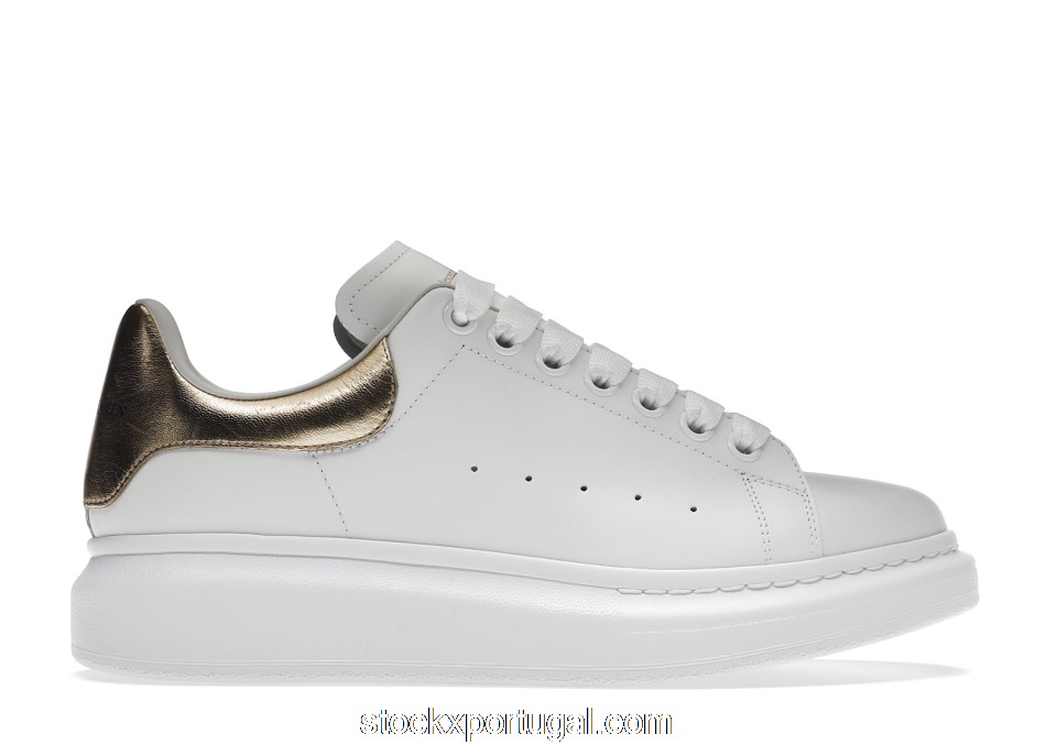 Outlet Alexander McQueen Oversized Light Gold (W) 553770WHFBU9075