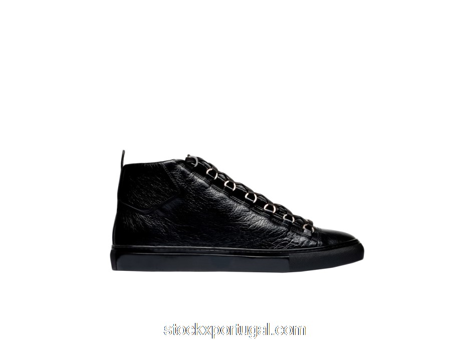 Outlet Balenciaga Arena High Black Leather 341760WAD401000