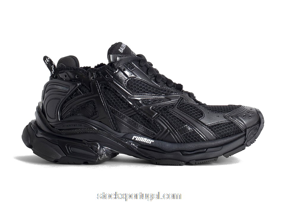 Outlet Balenciaga Runner Triple Black 677403W3RB11000