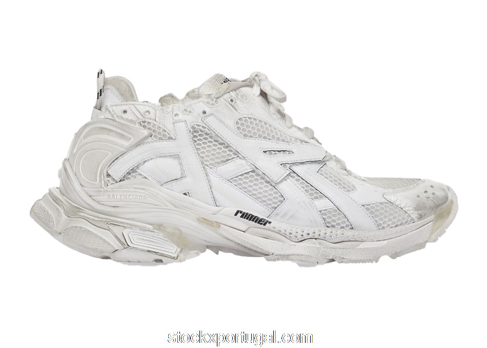 Outlet Balenciaga Runner White (W) 656063W3RA19000