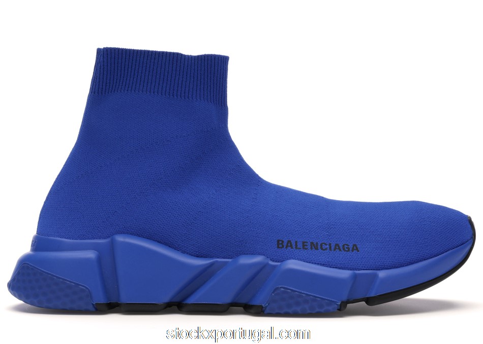 Outlet Balenciaga Speed Trainer Electric Blue 530349W05G04362