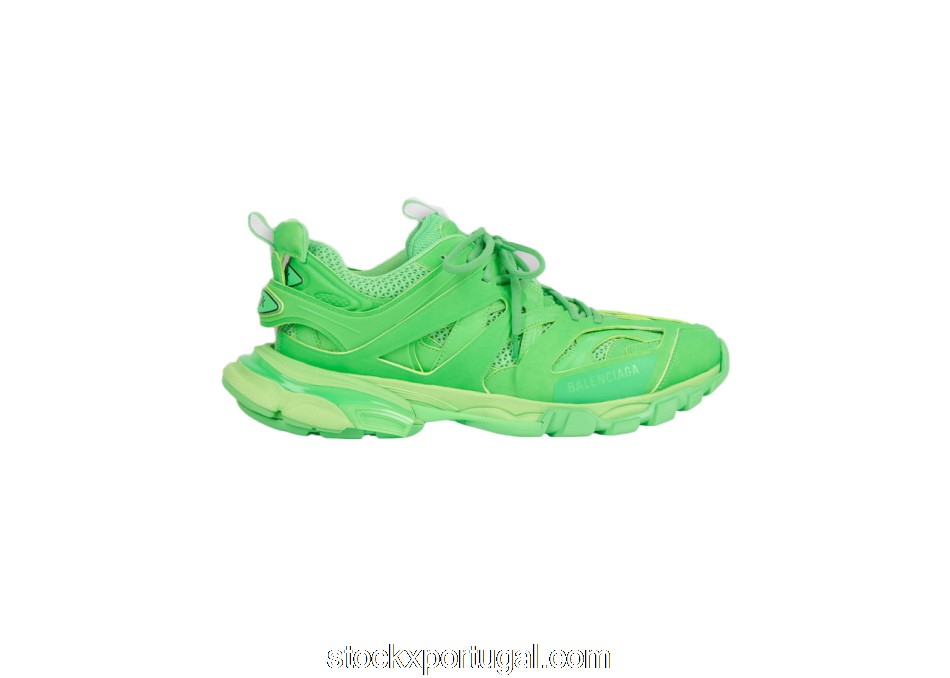 Outlet Balenciaga Track Fluo Green 542023W3AB13801