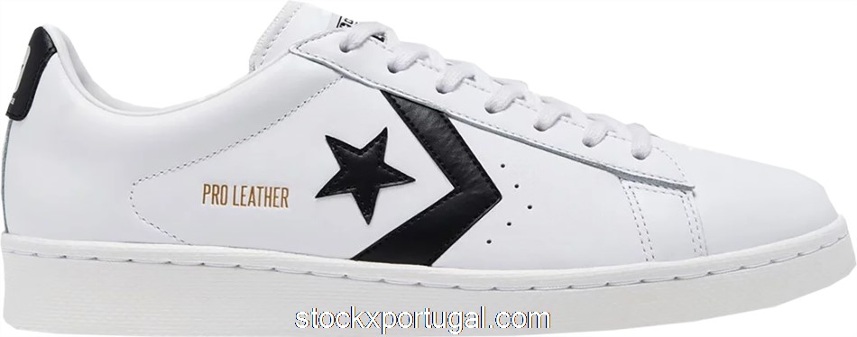 Outlet Converse Pro Leather Ox White Black 167237C