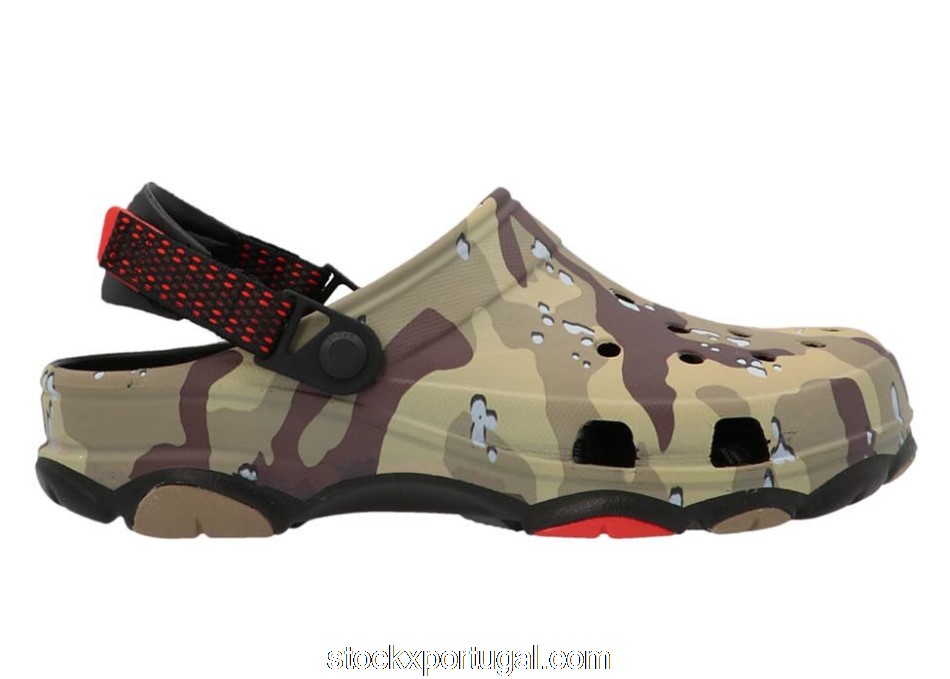 Outlet Crocs Classic All-Terrain Clog Desert Camo Tan