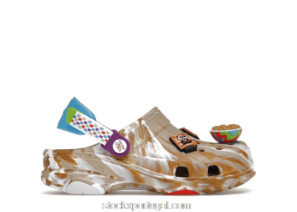 Outlet Crocs Classic Clog Cinnamon Toast Crunch (GS) 207925-2E9