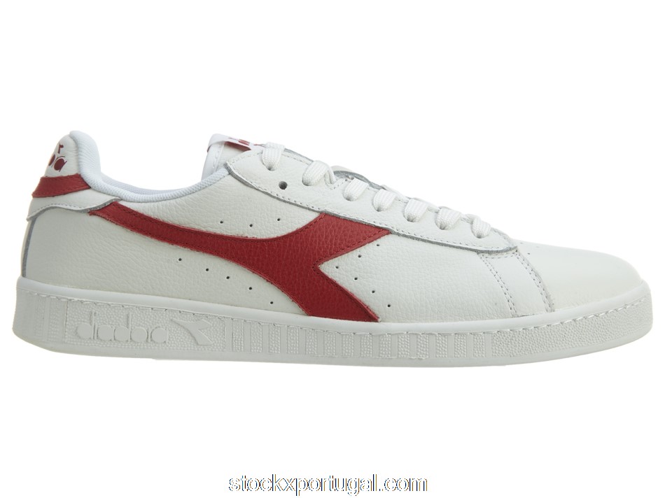 Outlet Diadora Game L Low Waxed White/Chilli Peppers/White 160821-C6313