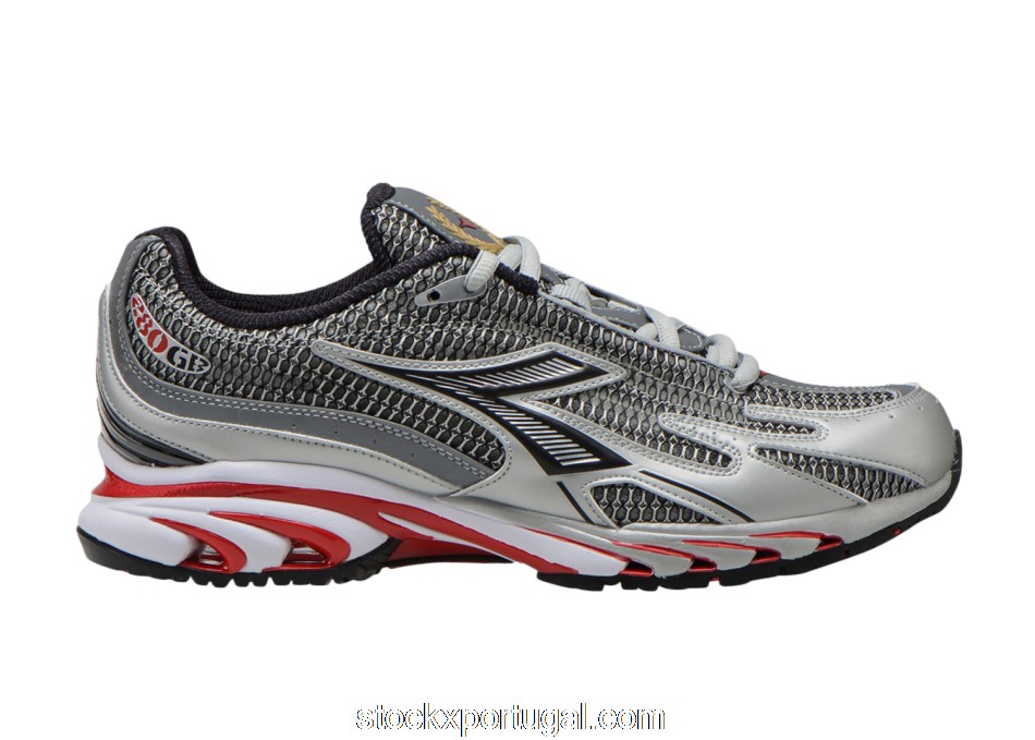 Outlet Diadora Mythos 280 GB Silver Red