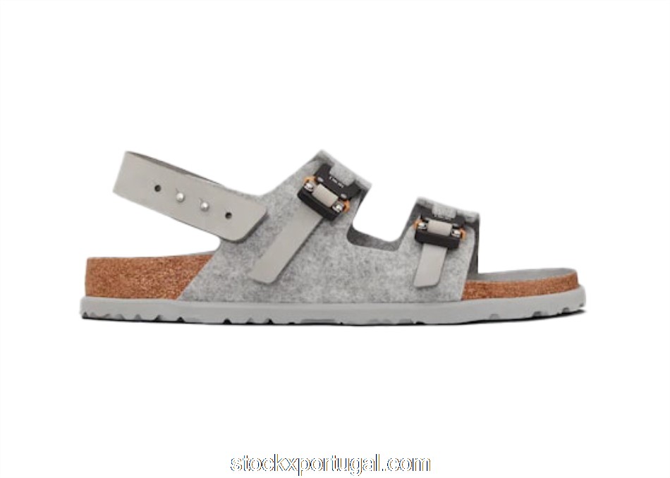Outlet Dior by Birkenstock Milano Sandal Grey 3SA117ZSF_H800