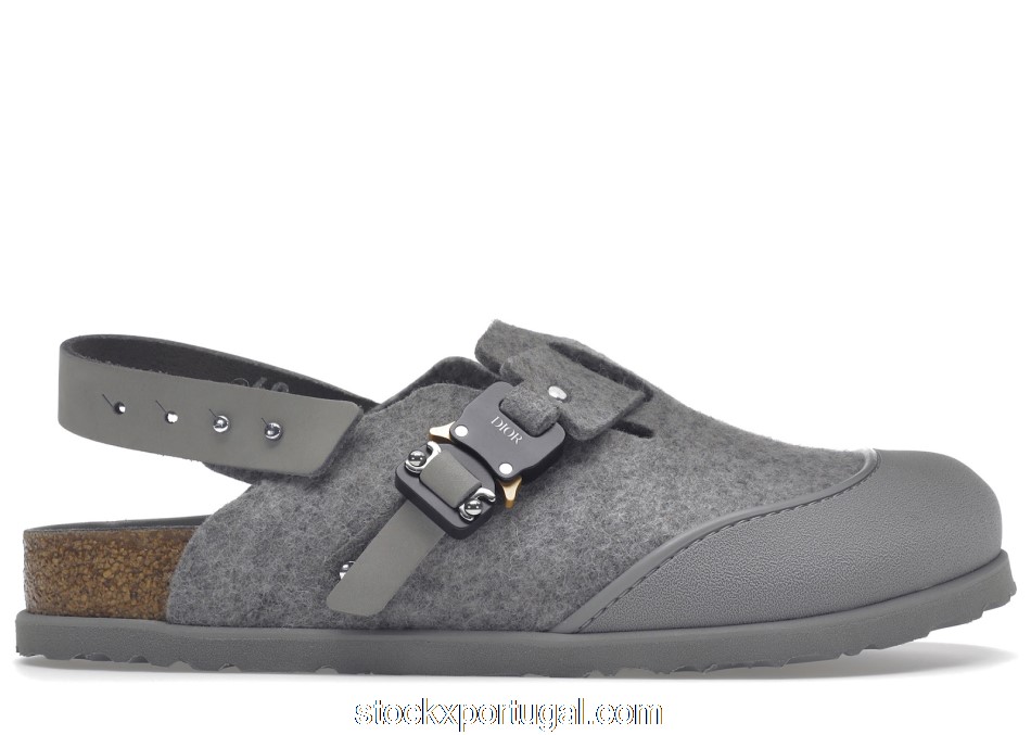 Outlet Dior by Birkenstock Tokio Mule Grey 3SA116ZSC_H800