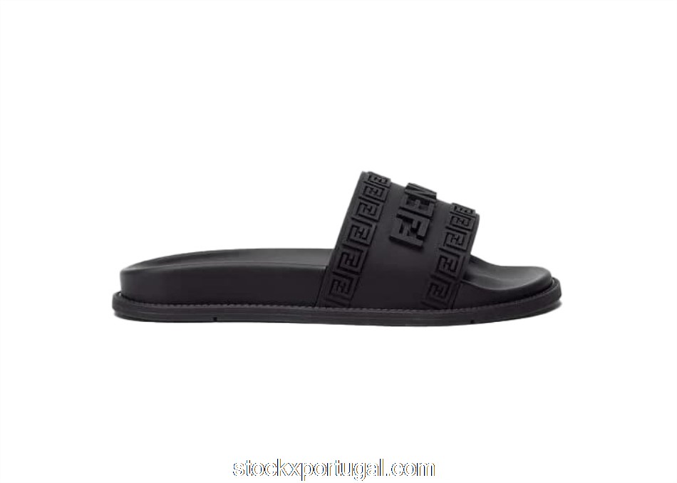 Outlet Fendi Fendace Logo Sliders (W) 1006686-1A04647_1B000 / 8X8340AJYYF0ABB