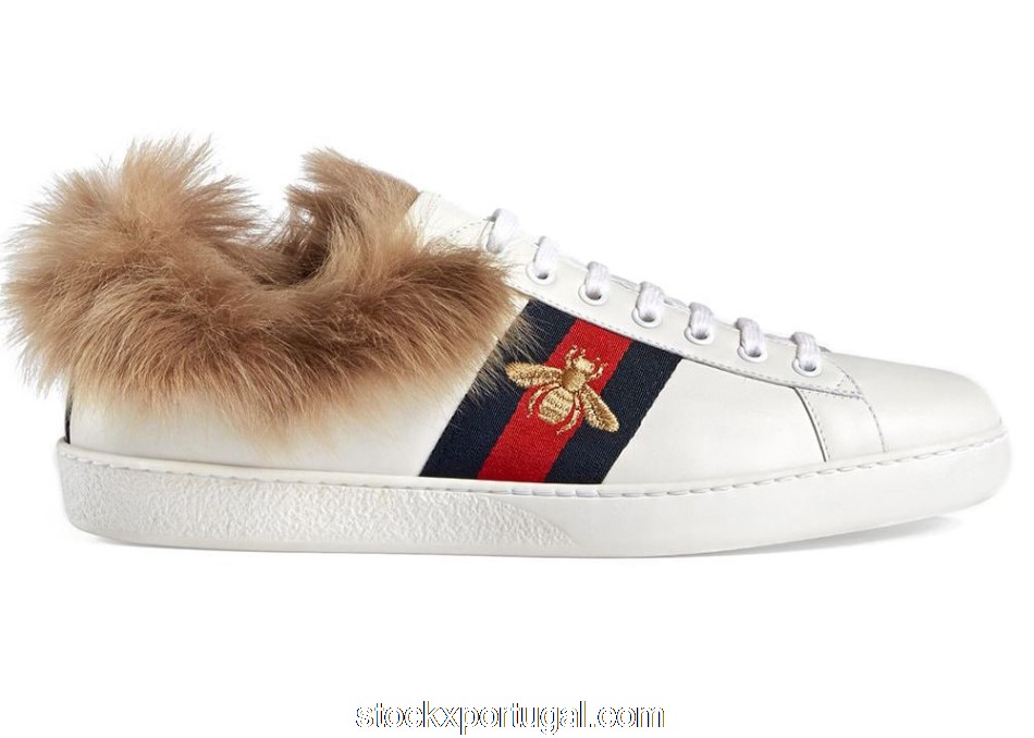 Outlet Gucci Ace Fur 496093 0FI50