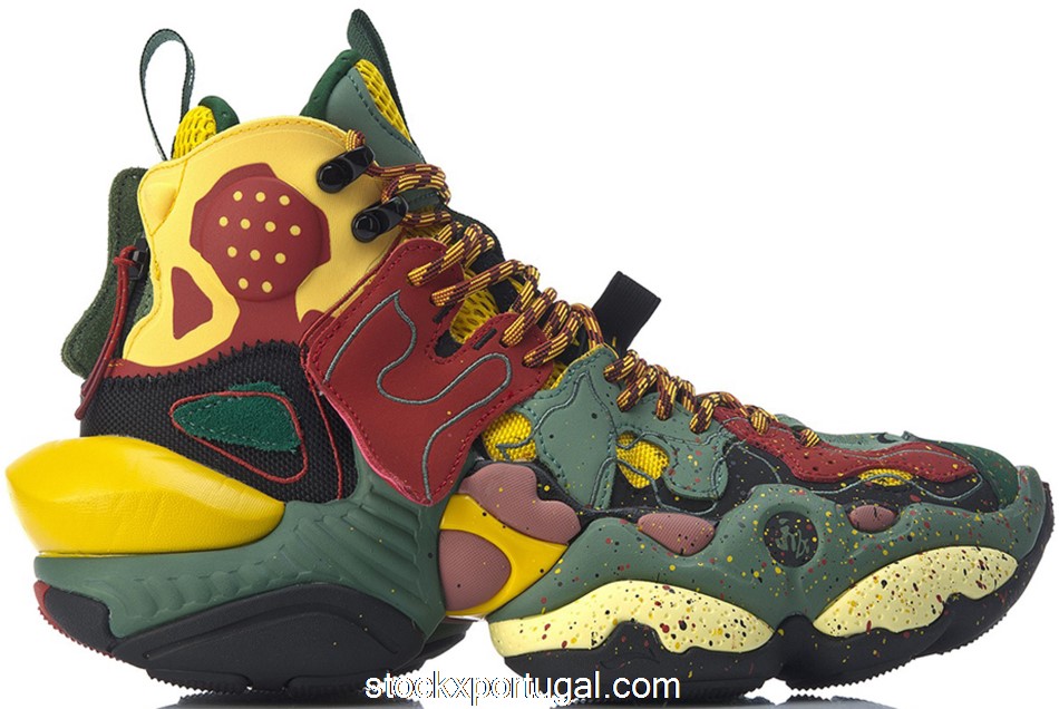 Outlet Li-Ning 2020 Ace Green Red Yellow (Kith exclusive)