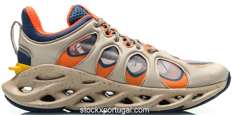 Outlet Li-Ning Arc Ace Beige Blue Orange (Kith exclusive)