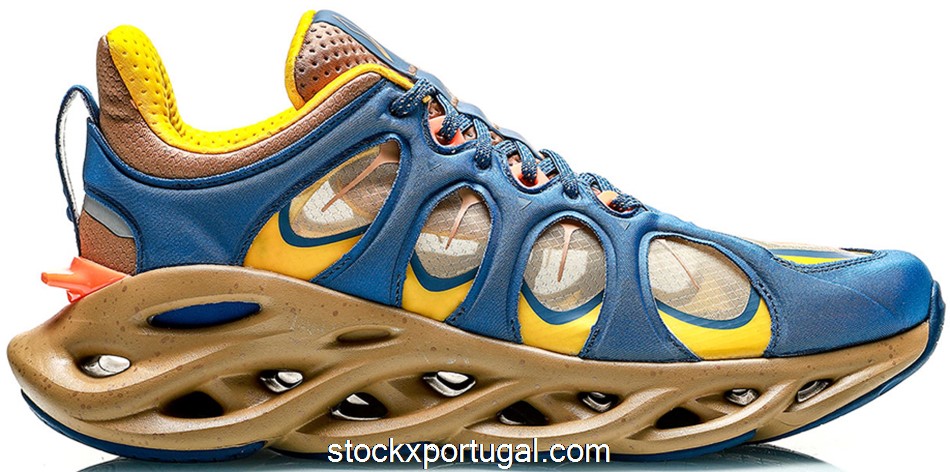 Outlet Li-Ning Arc Ace Blue Yellow Beige