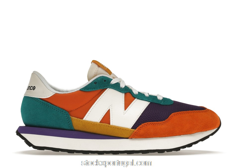 Outlet New Balance 237 Vintage Orange Team Teal (W) WS237PK1