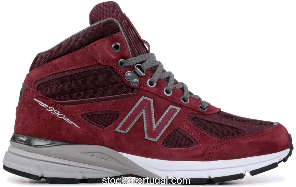 Outlet New Balance 990v4 Mid Burgundy M0990BU4