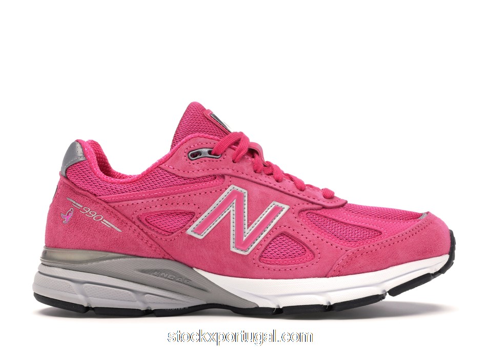 Outlet New Balance 990v4 Pink Ribbon Komen Pink (W) W990KM4