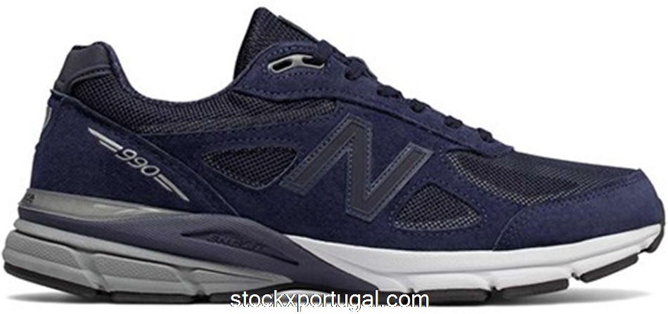 Outlet New Balance 990v4 Reflective Navy M990NLE4