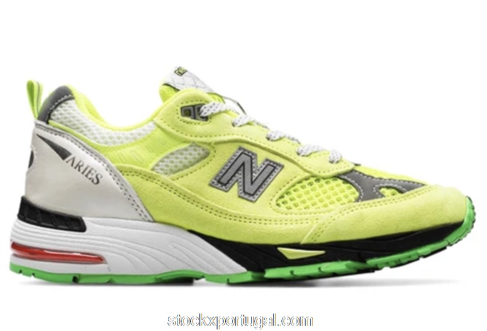 Outlet New Balance 991 MiE Aries Lime (W) W991AFL