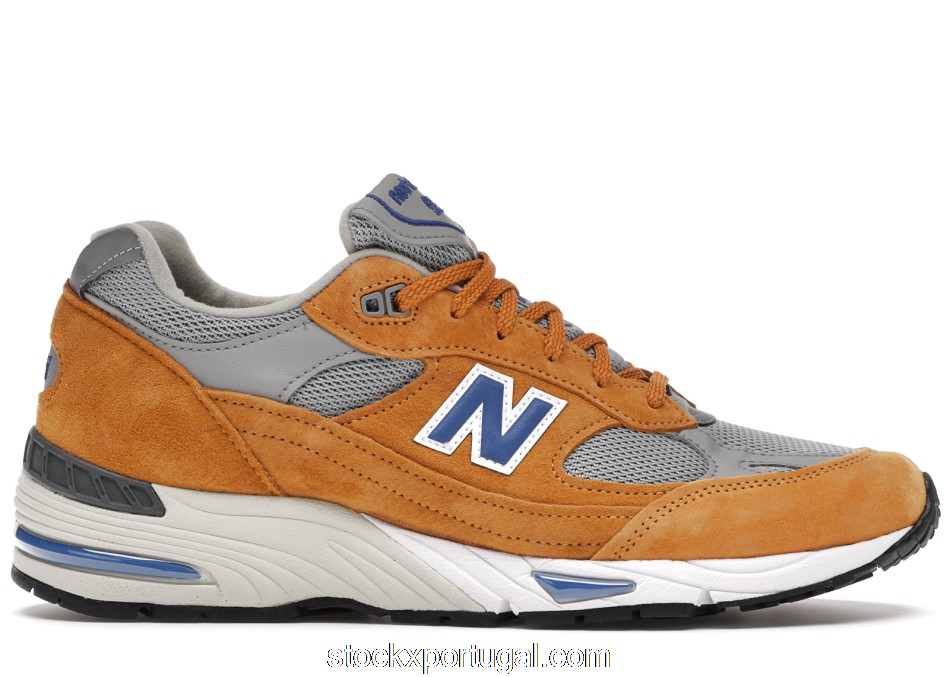 Outlet New Balance 991 Yellow Blue M991YBG