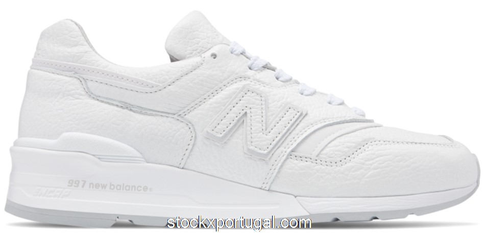 Outlet New Balance 997 Bison White M997BSN