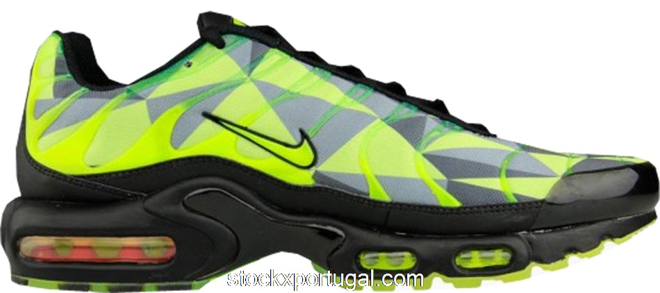 Outlet Nike Air Max Plus Volt Black Neon Green