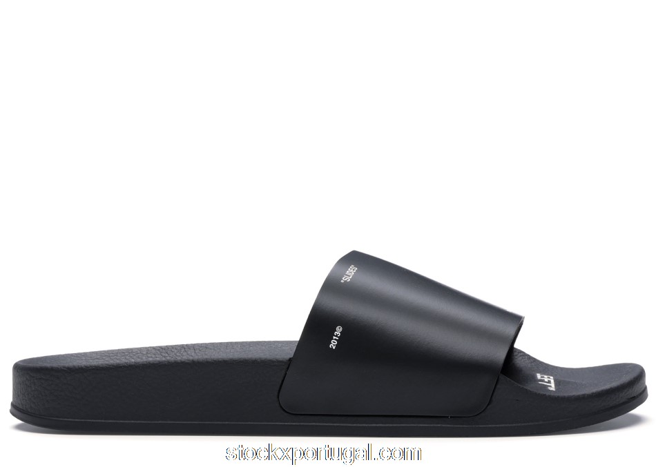 Outlet OFF-WHITE Corporate Pool Slide Black