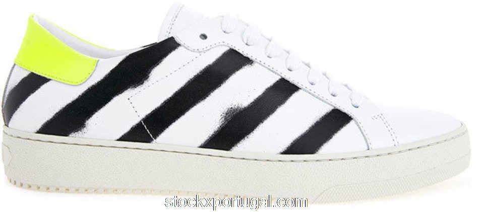 Outlet OFF-WHITE Diagonals Spray White Black OMIA017S173500020110