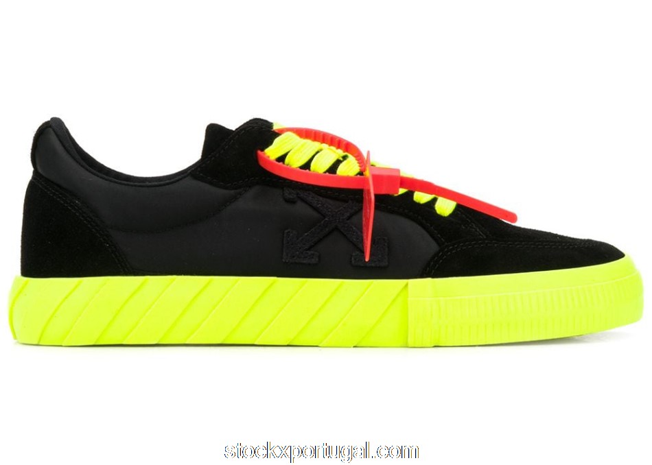 Outlet Off-White Low Vulc Black Fluo Yellow OMIA085S20D390391062