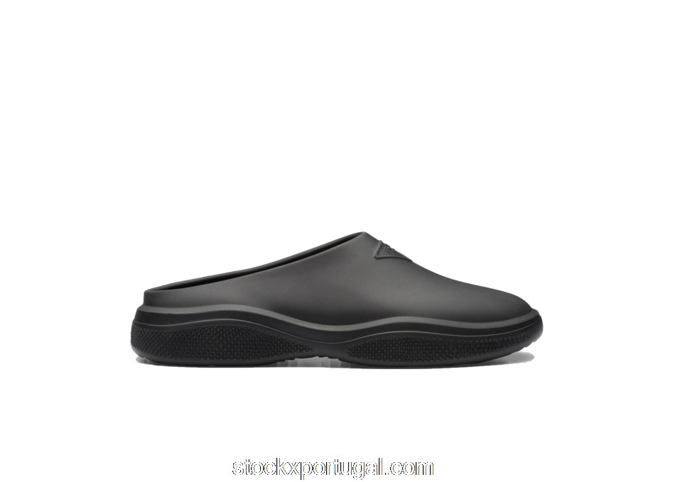 Outlet Prada Foam Rubber Mule Black 2S2959_3LKD_F0002