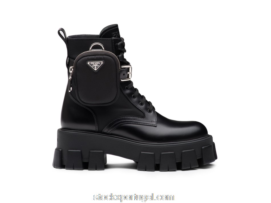 Outlet Prada Monolith Boots Black 1T255M_3LFR_F0002_F_B055