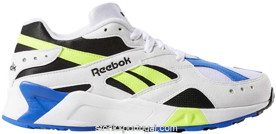 Outlet Reebok Aztrek White Black Cobalt Yellow CN7840