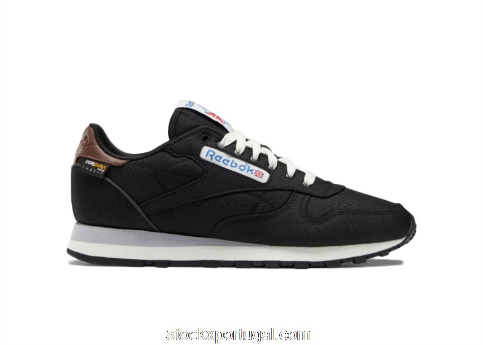 Outlet Reebok Classic Leather Cordura Core Black Brush Brown GX0286