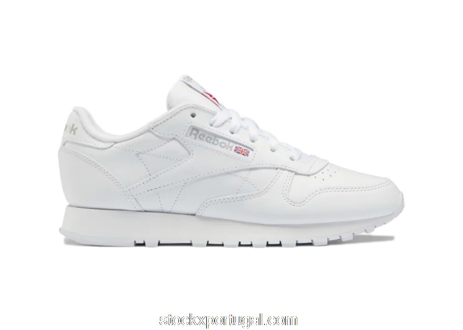 Outlet Reebok Classic Leather Footwear White Pure Grey 3 (W) GY0957