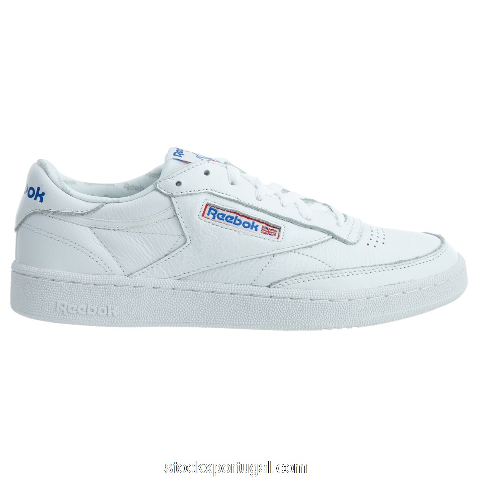 Outlet Reebok Club C 85 So White Light Grey Heather Solid Grey Blue BS5214