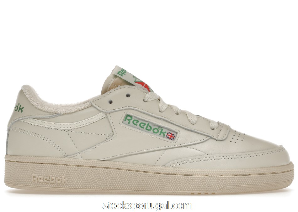 Outlet Reebok Club C 85 TV Chalk Glen Green DV6434