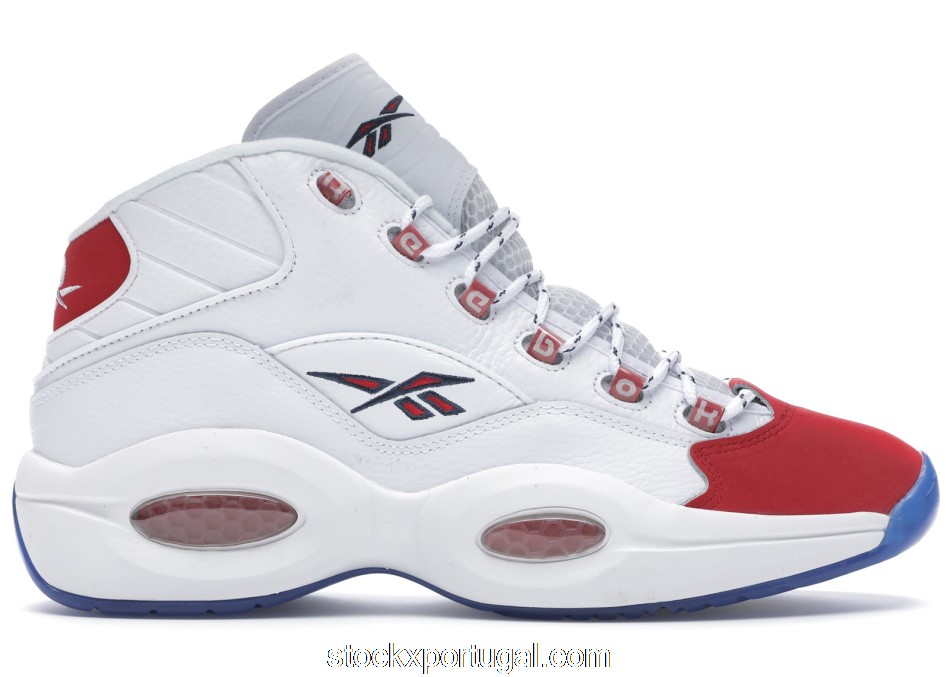 Outlet Reebok Question Mid Red Toe 25th Anniversary FY1018