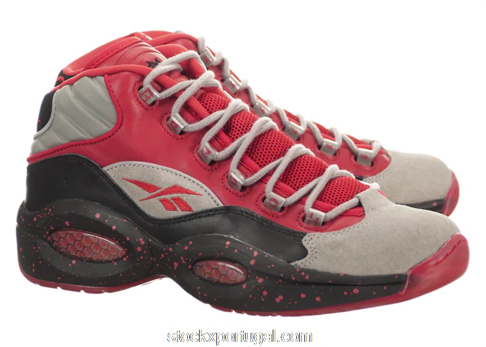 Outlet Reebok Question Mid Stash Red V61040