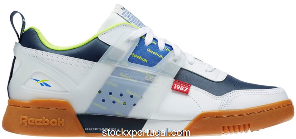 Outlet Reebok Workout Plus Altered White Navy DV5244