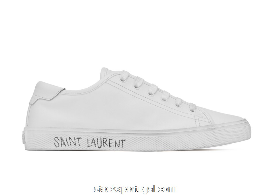 Outlet Saint Laurent Malibu Low Optic White 64925000NG09030