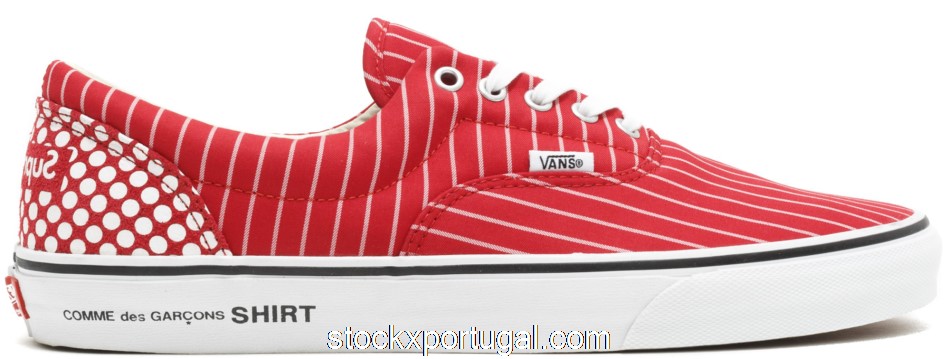 Outlet Vans Era Supreme x CDG Harold Hunter (Red) VN0W3CEG5