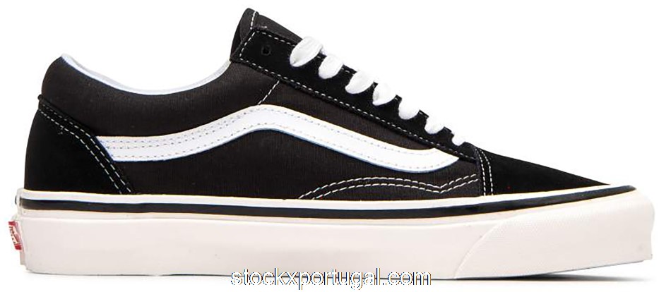 Outlet Vans Old Skool 36 Anaheim Factory Black White VN0A38G2PXC1