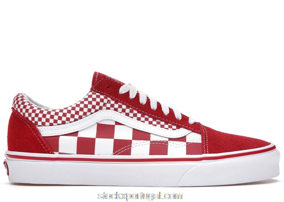 Outlet Vans Old Skool Mix Checker Chili Pepper VN0A38G1VK5