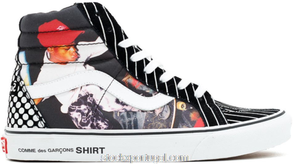 Outlet Vans Sk8-Hi Supreme CDG Harold Hunter Black VN0QG2EG7