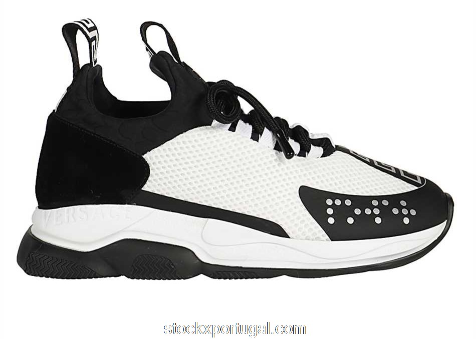 Outlet Versace Cross Chainers Black White DSU7349-D23TG_ D4101