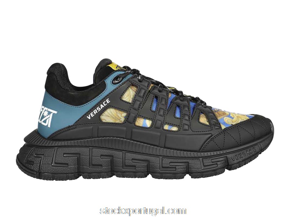 Outlet Versace Trigreca Medusa Renaissance Print Blue DSU8094-1A00838_6B370